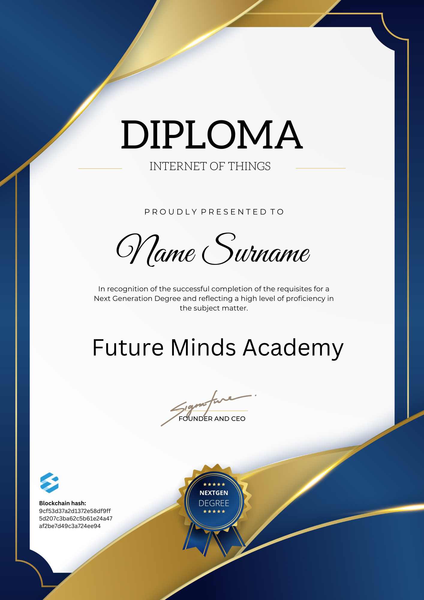 Diploma Internet of Things